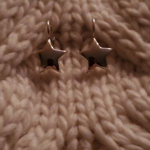 Sterling Silver Star Earrings